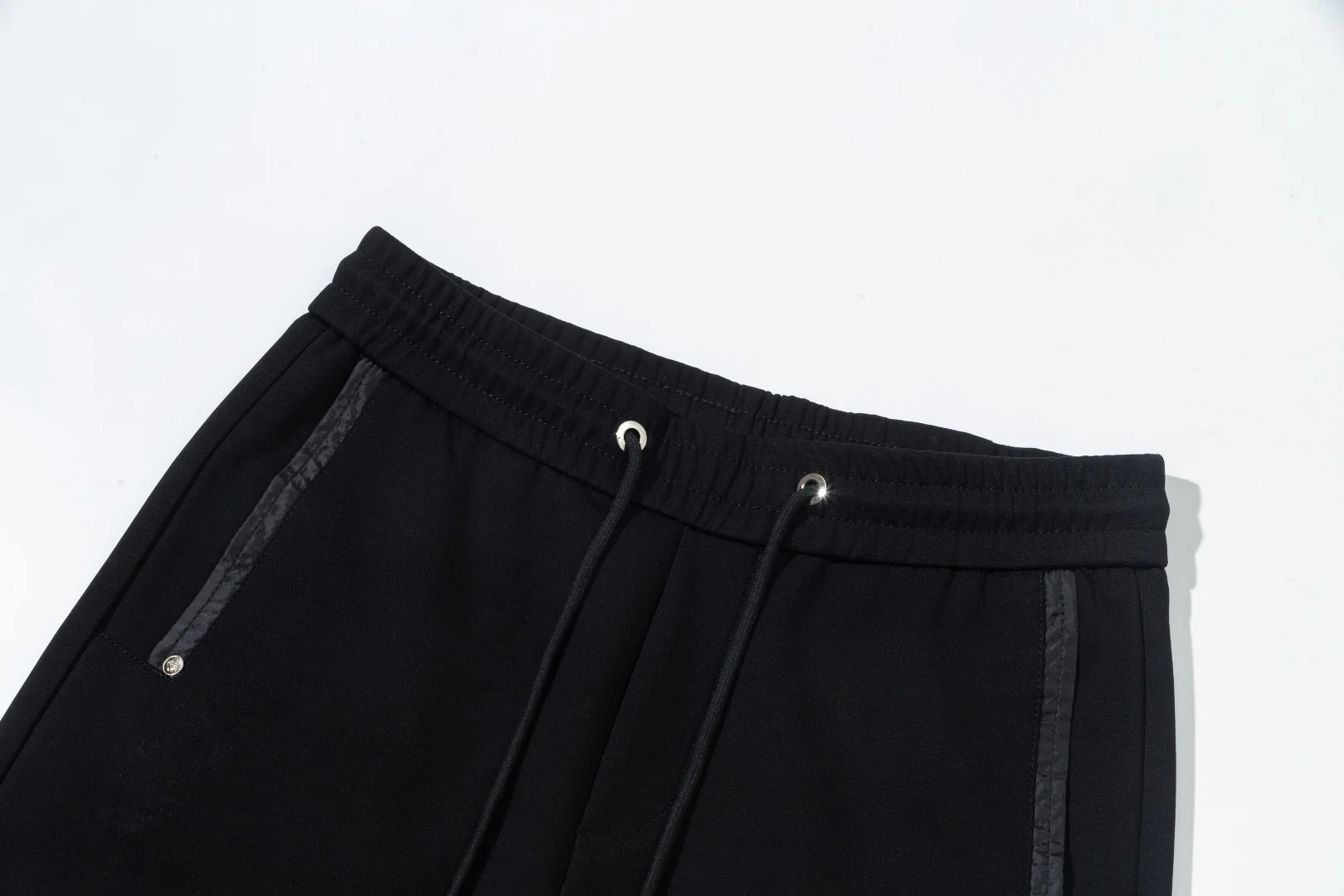 Triangle cotton drawstring trousers