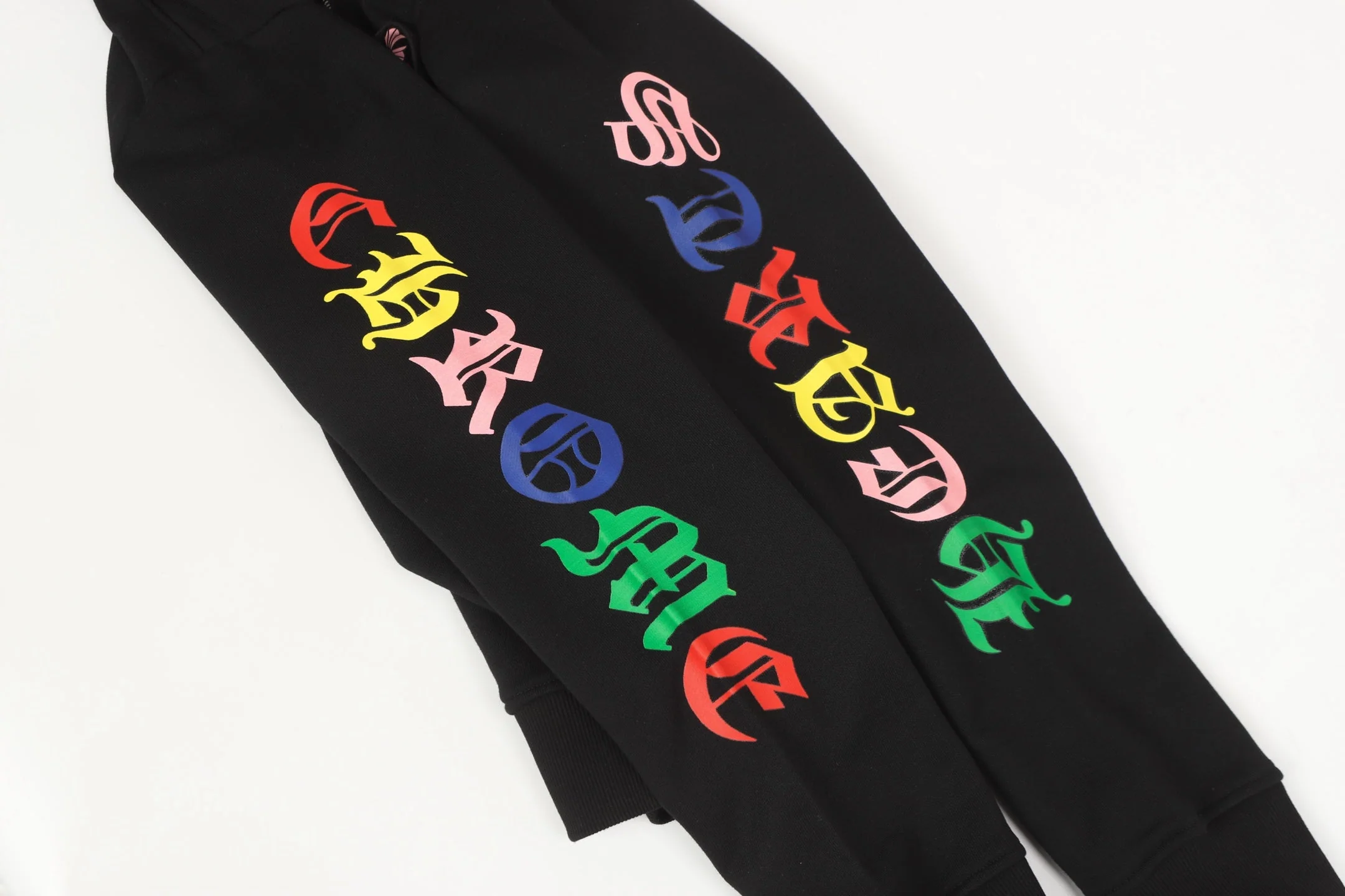 Colorful printed zip-up sweatshirt