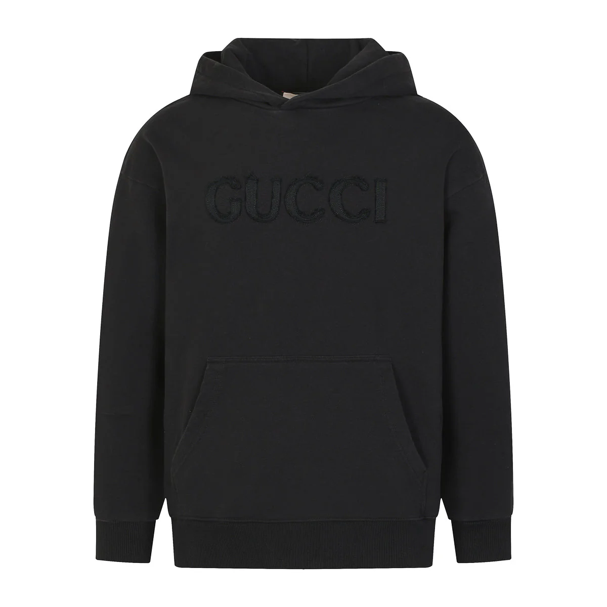 knitted embroidered hoodie