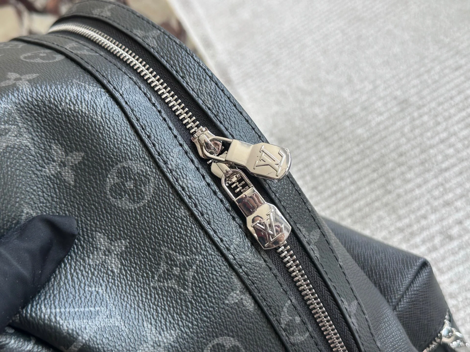 Leather Print Backpack