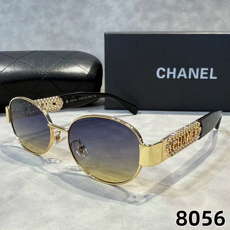 6 Colors Metal Frame Round Lens Sunglasses 8056