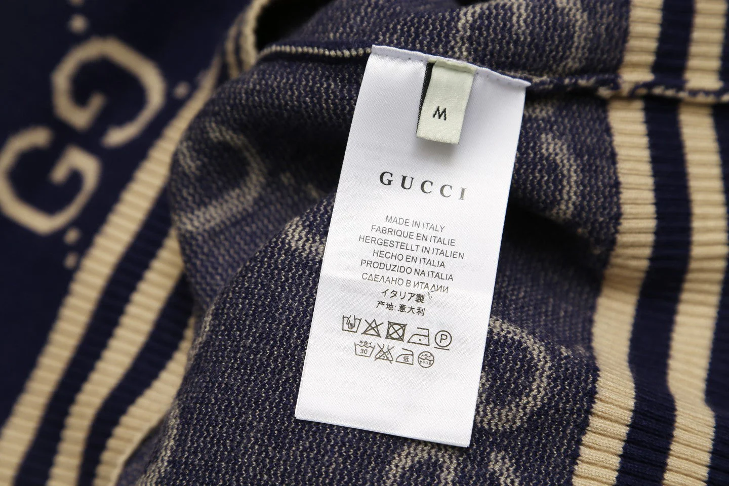 knitted jacquard sweatshirt