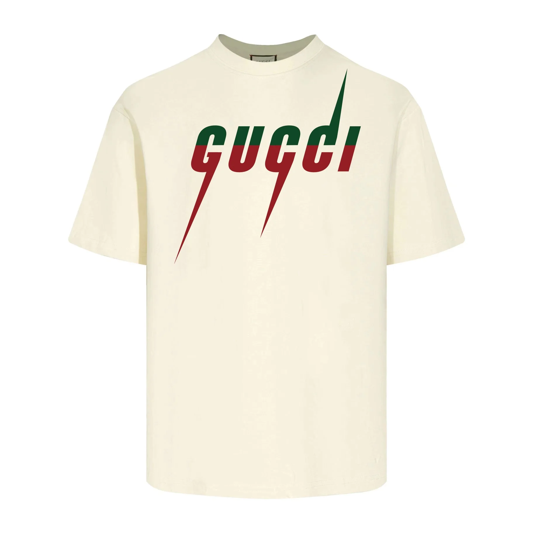 Printed crew neck cotton T-shirt