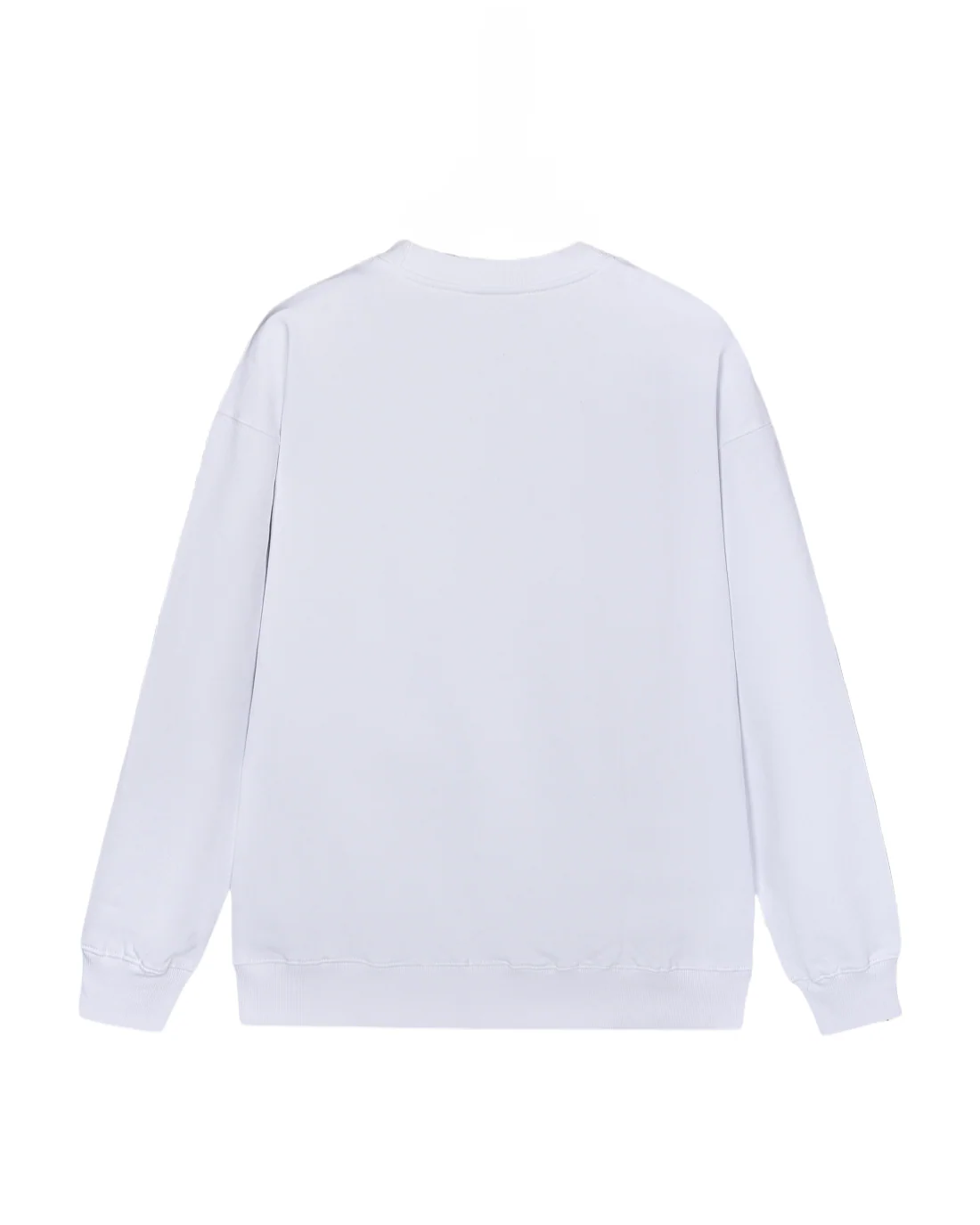 Embroidered printed cotton sweatshirt