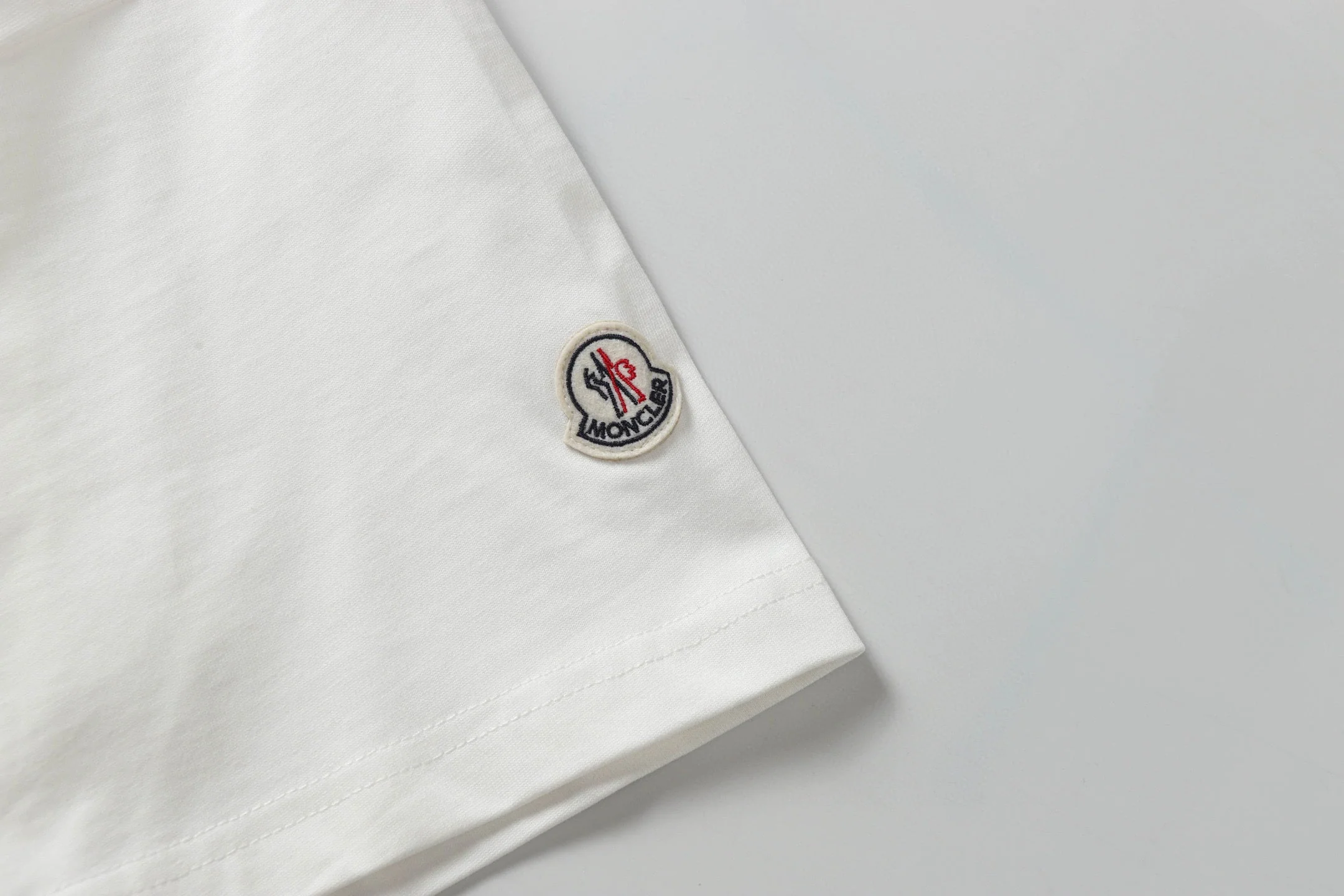 Foam round neck cotton T-shirt