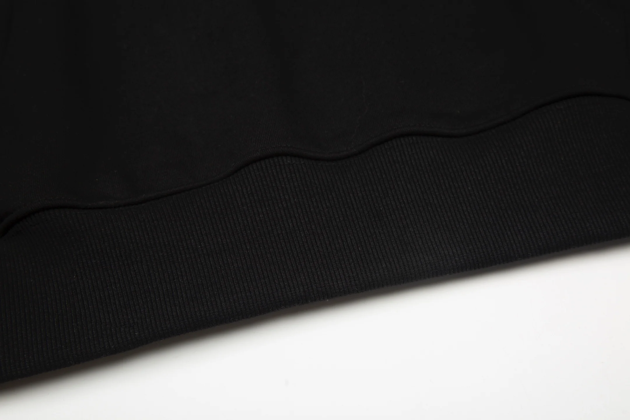 Reverse print hooded sweatshirt