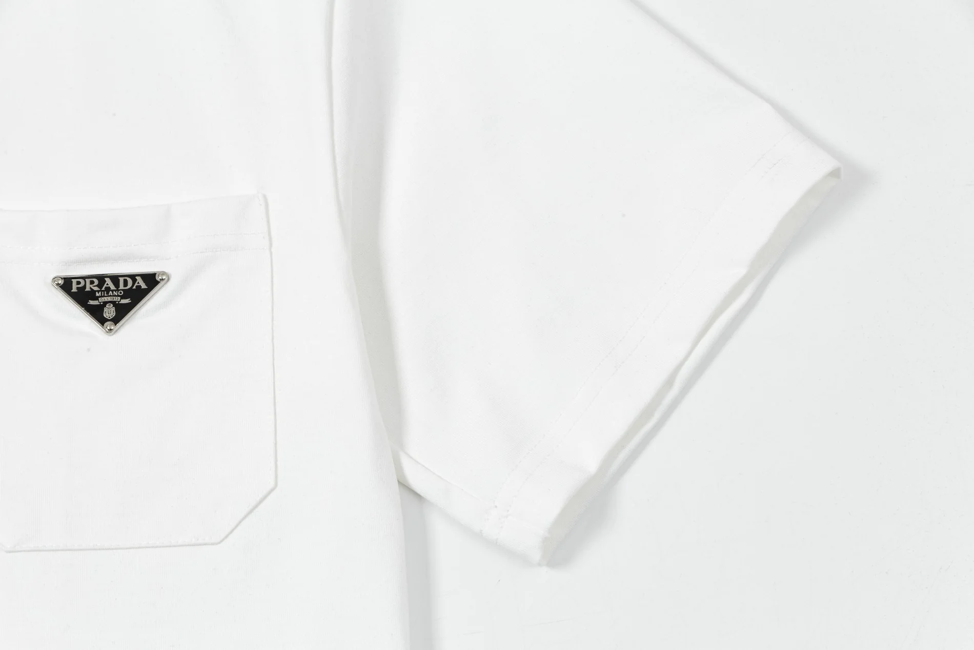 Crew neck cotton T-shirt