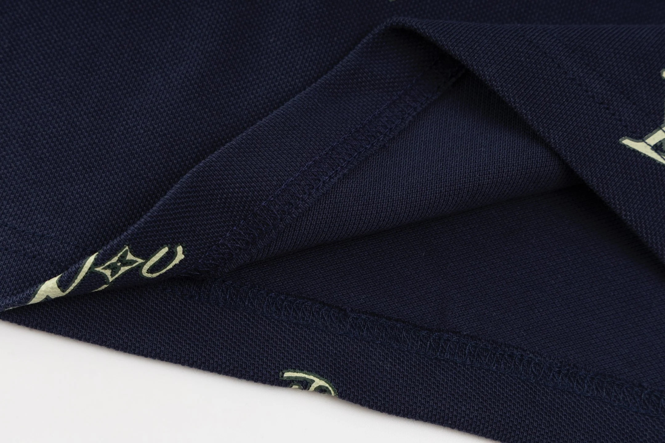 Irregular Print Polo Shirt