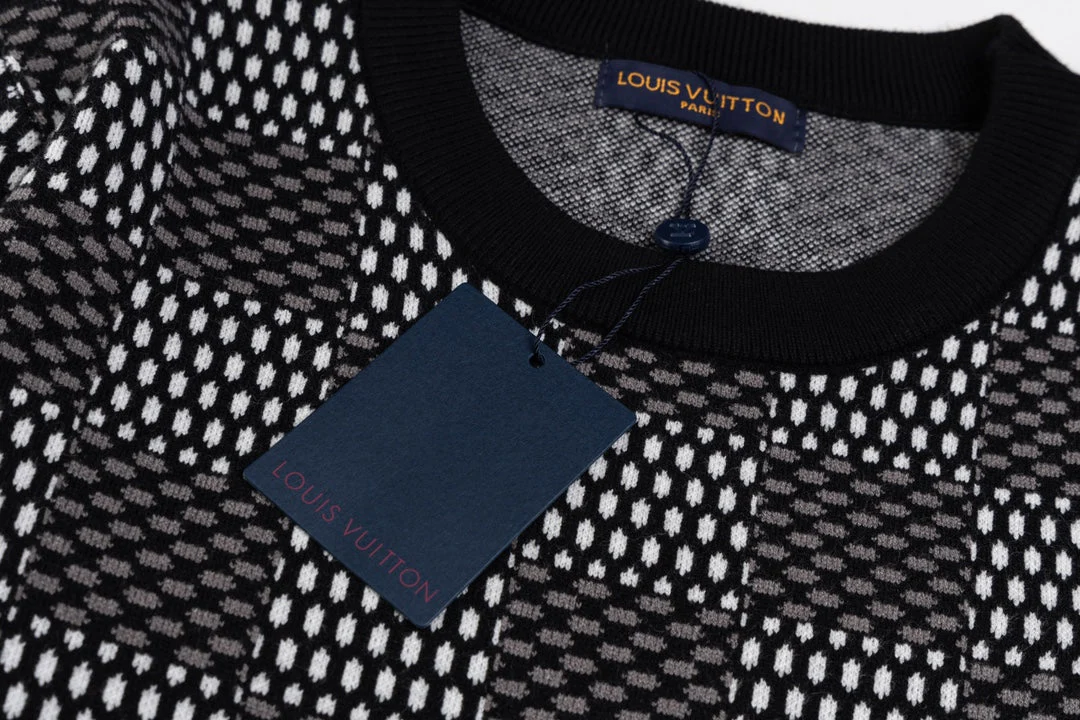 Jacquard-knit cashmere sweatshirt