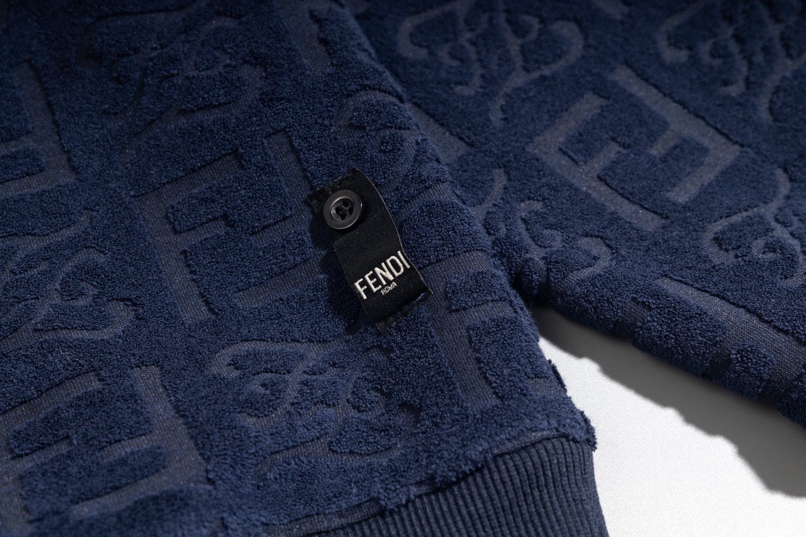 Jacquard-knit Polo sweater