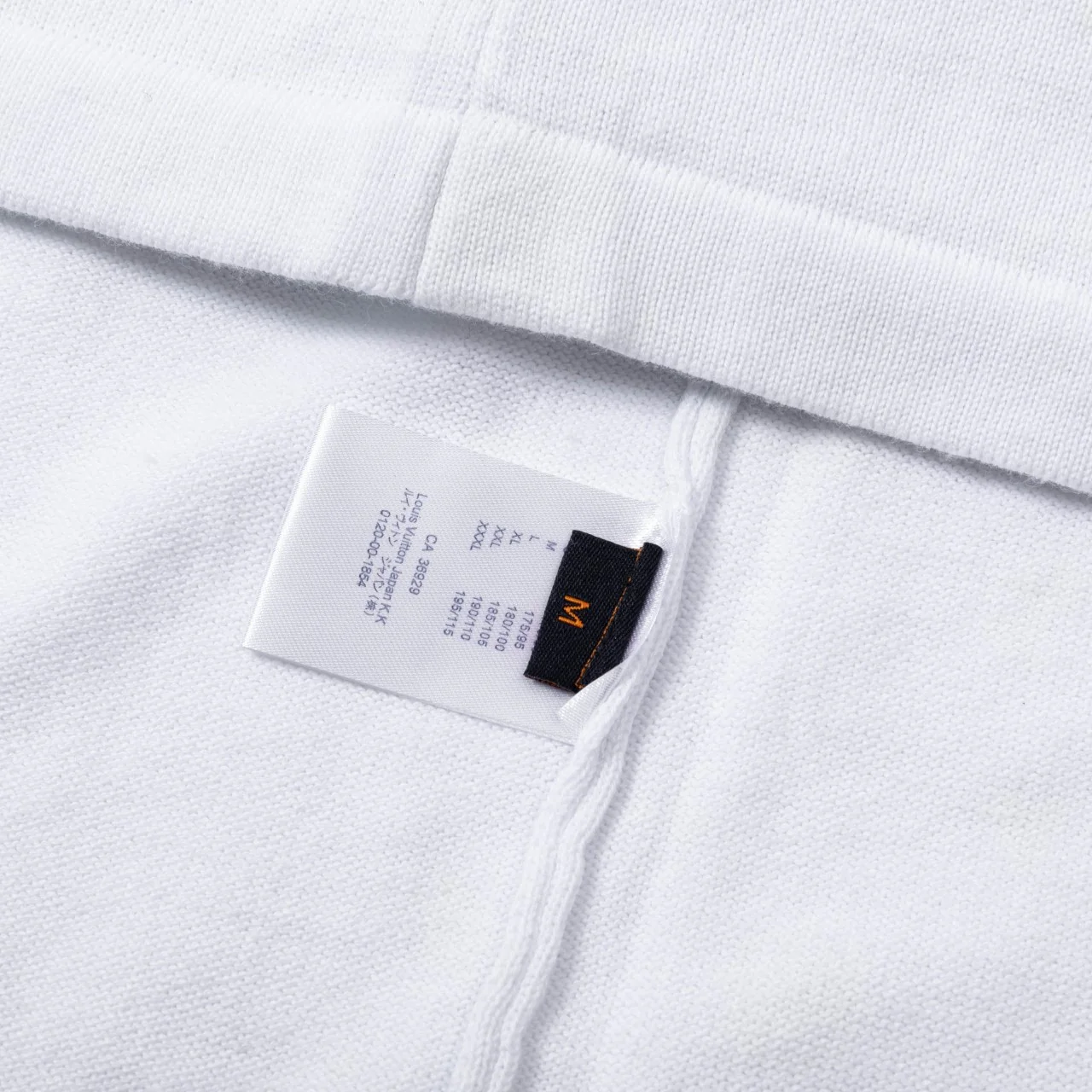 Knitted jacquard collar cotton T-shirt