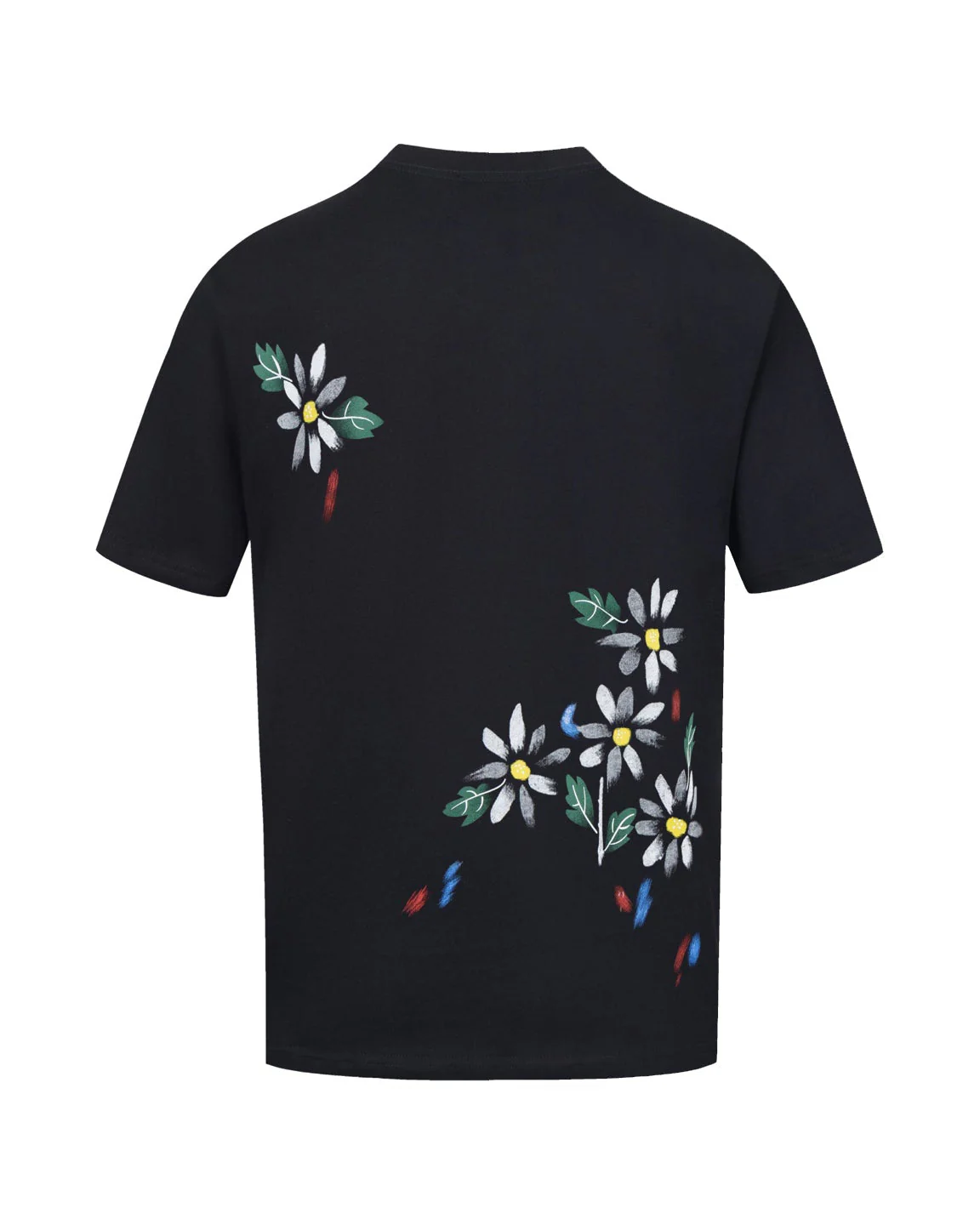 Floral cotton T-shirt