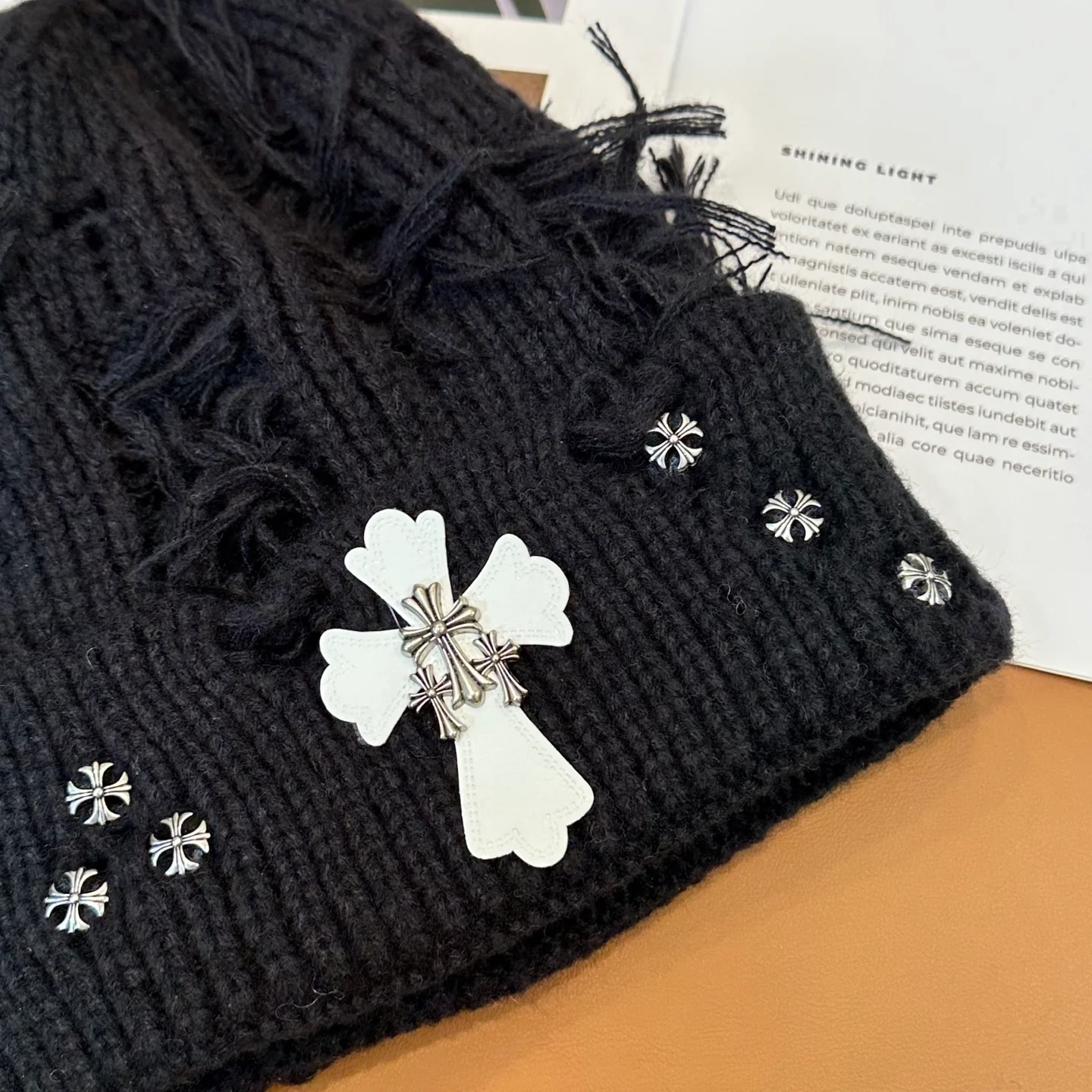 Metal Monogram Cashmere Beanie