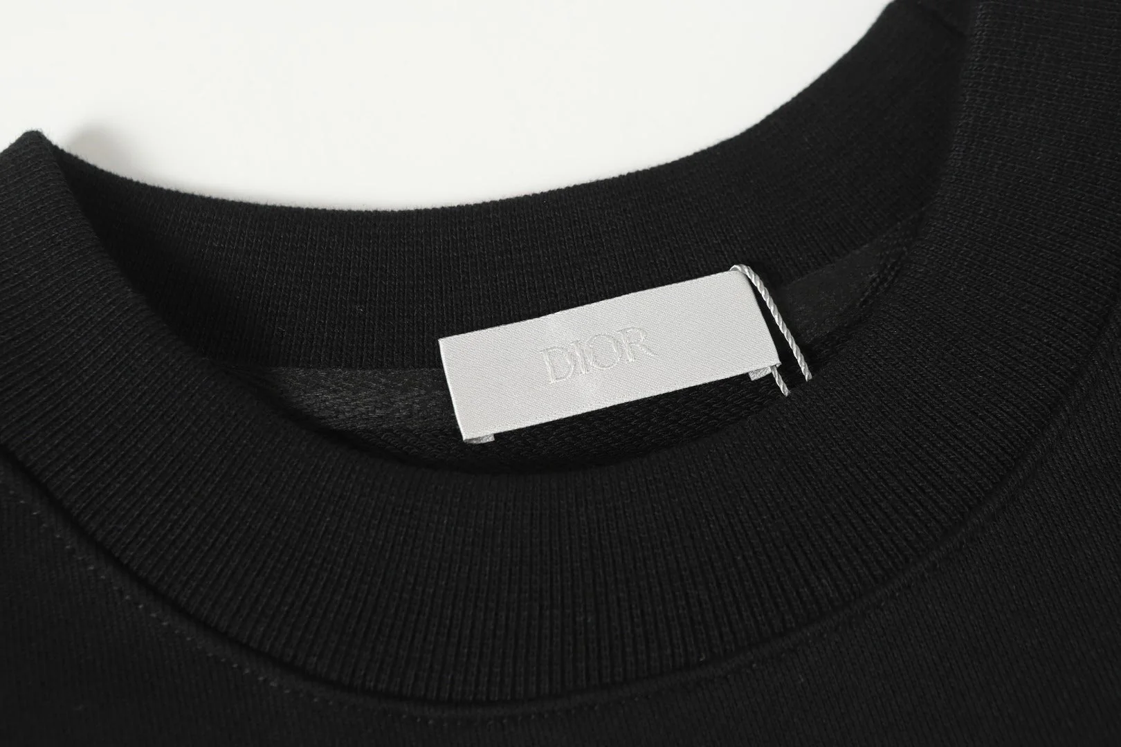 Knitted printed sweatshirt