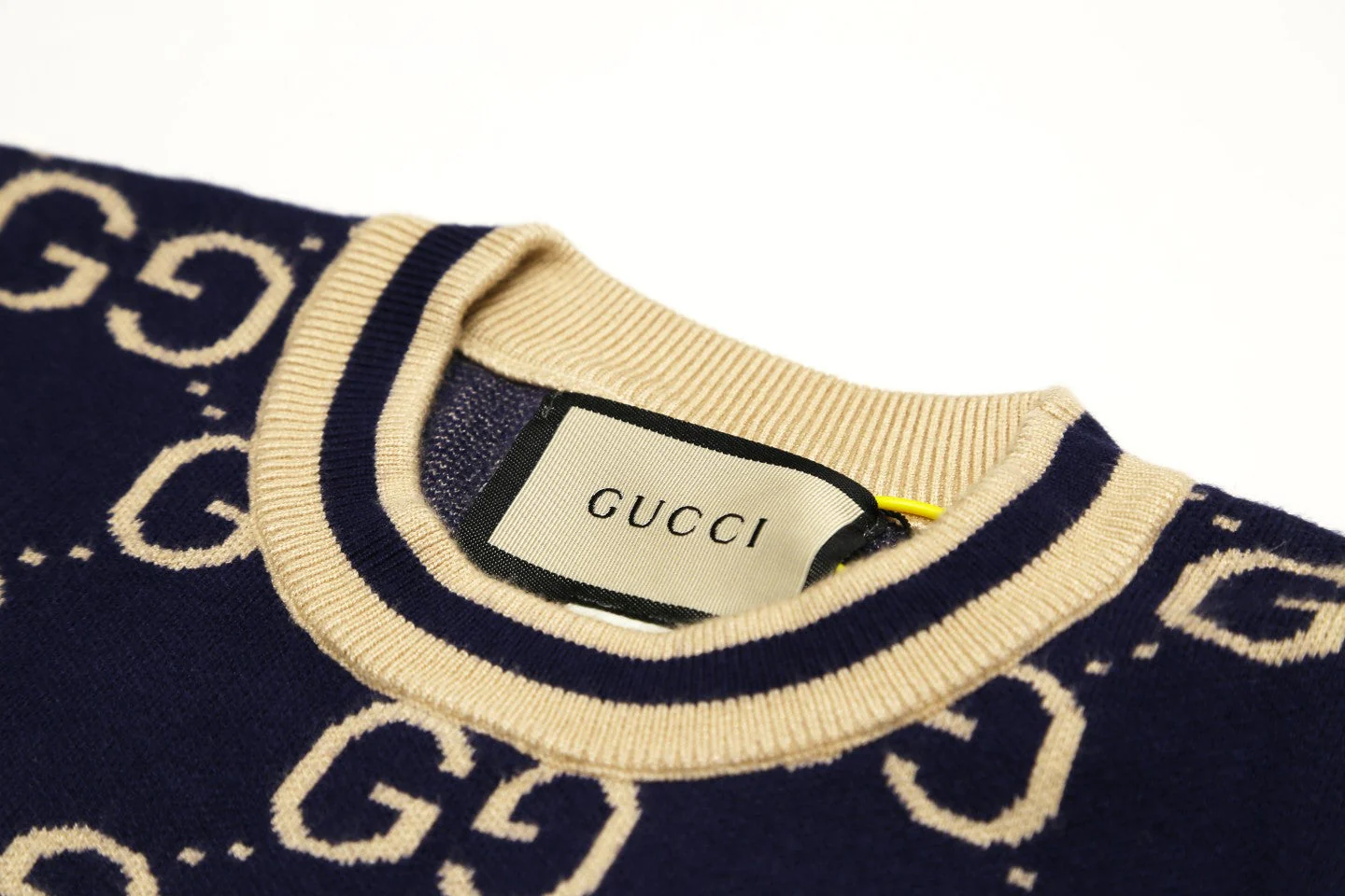 knitted jacquard sweatshirt
