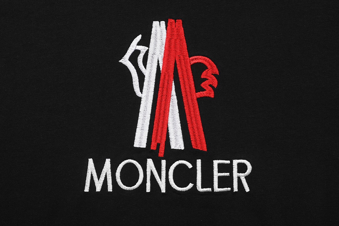 Embroidered logo cotton T-shirt