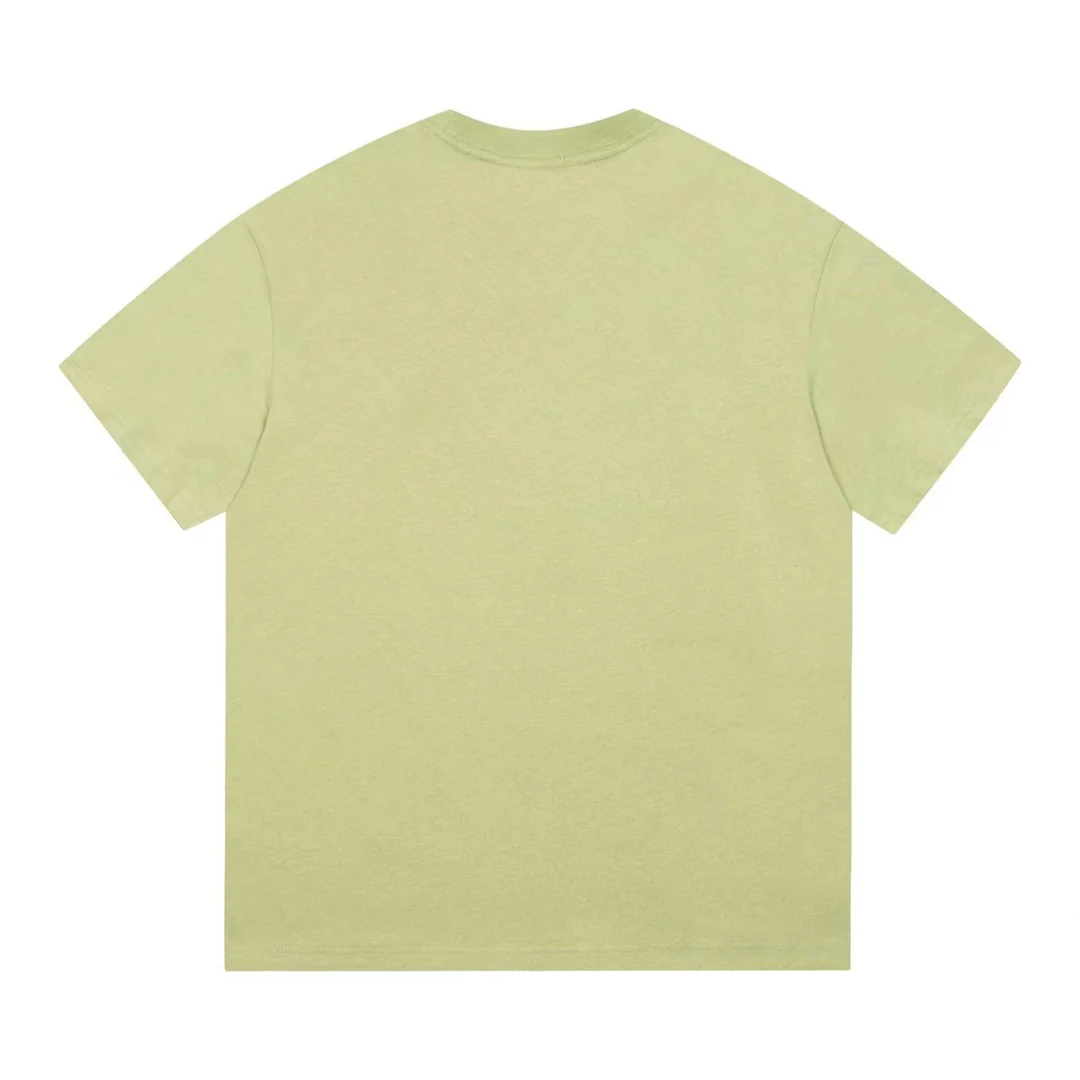 Simple embroidered cotton T-shirt