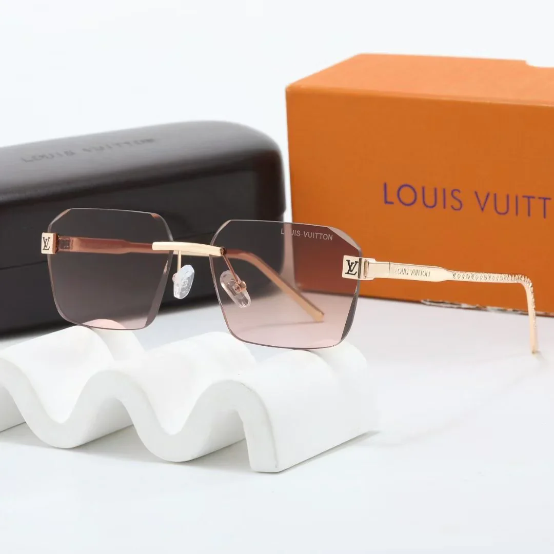 7 colors frameless new metal sunglasses