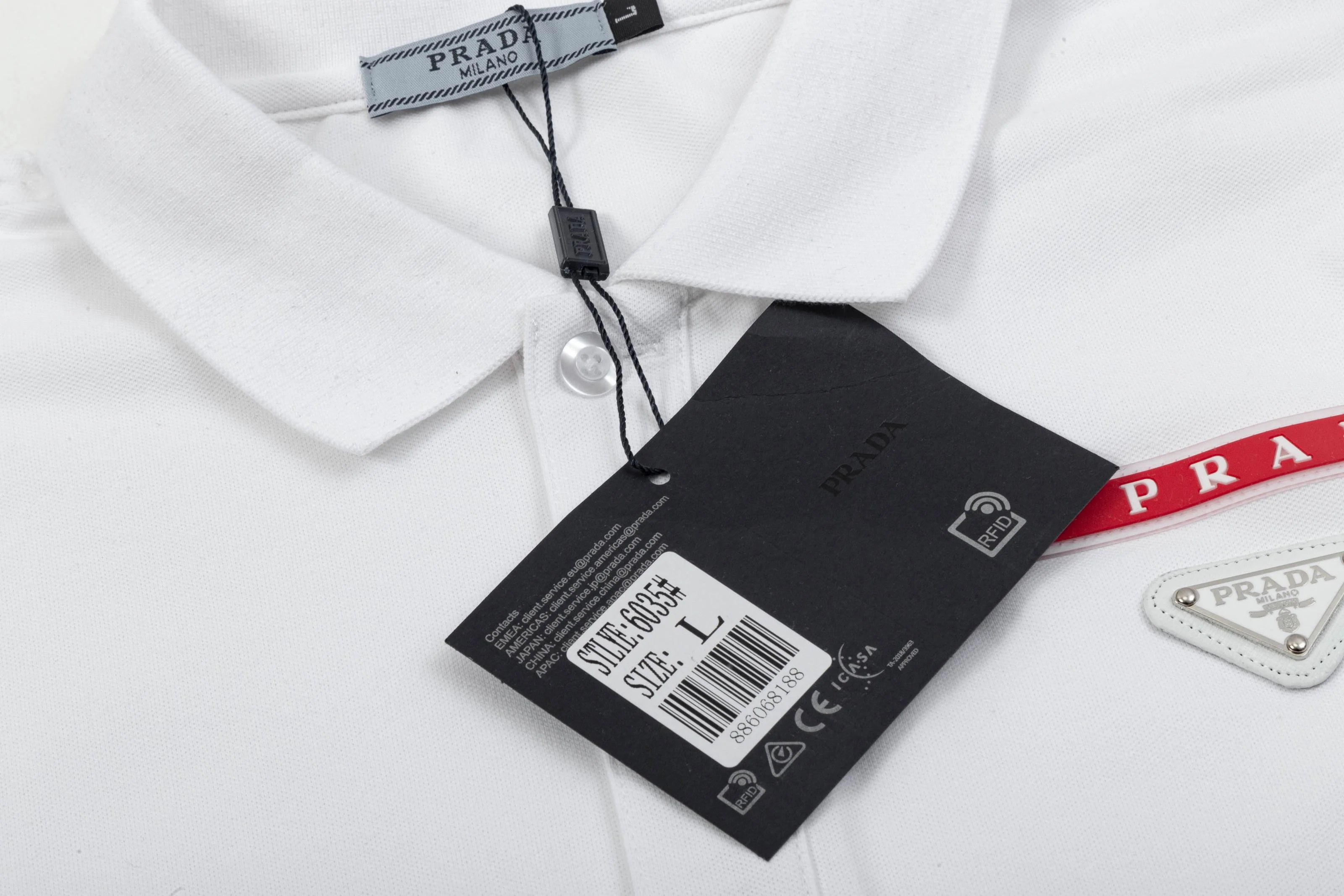 Lapel Cotton Polo Shirt