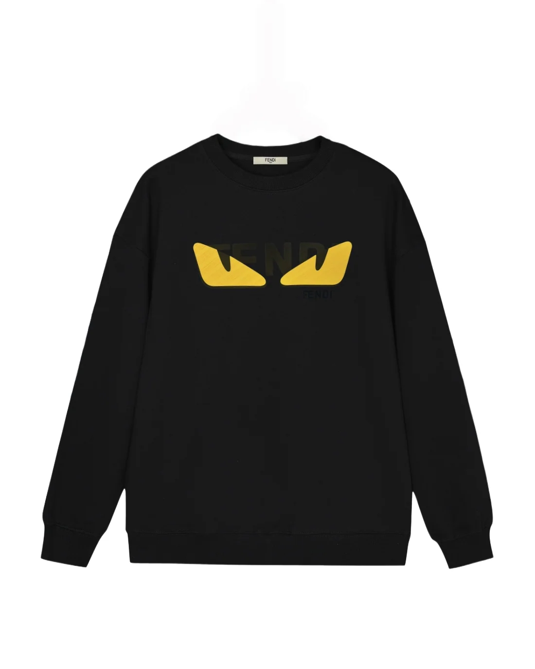 Offset printed cotton sweatshirt