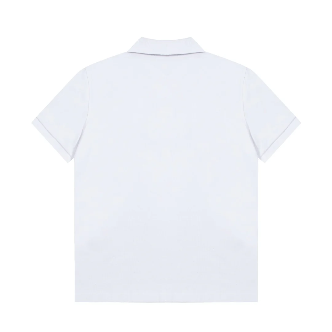 Lapel cotton T-shirt