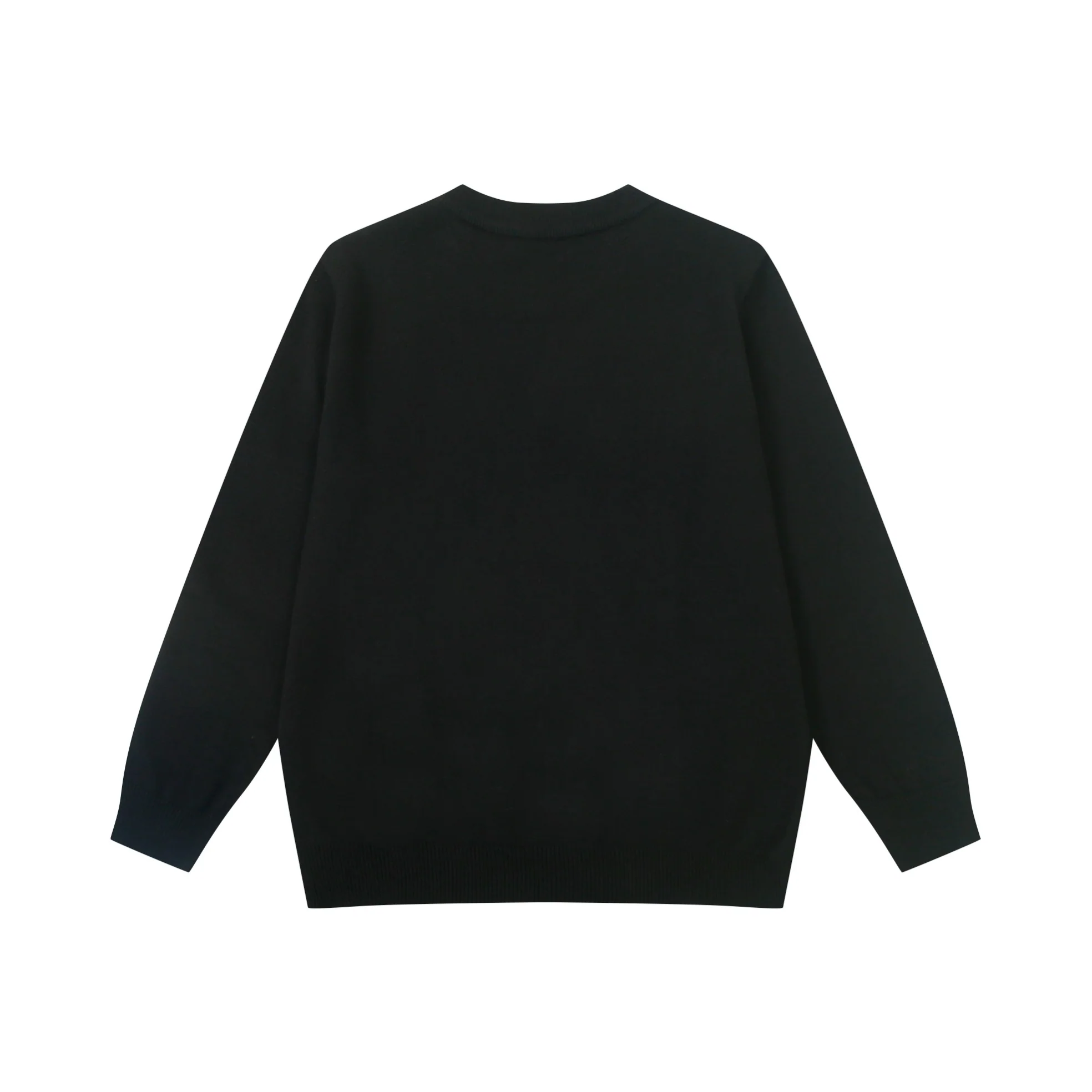 Jacquard-knit cashmere sweater