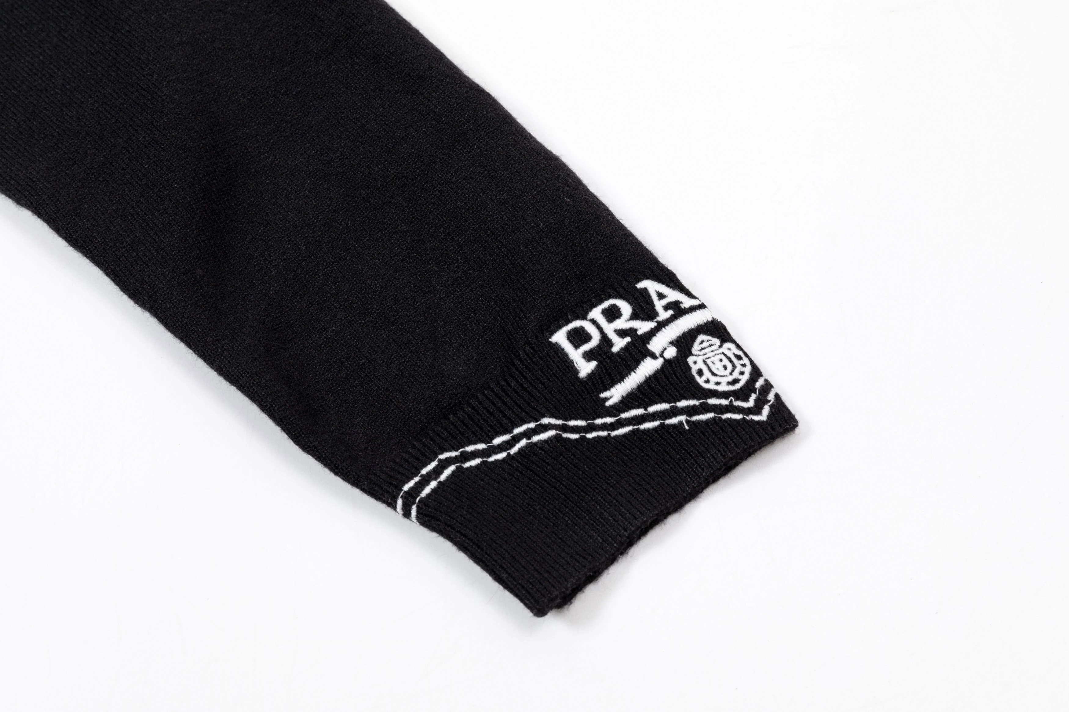 jacquard crew neck cashmere sweatshirt