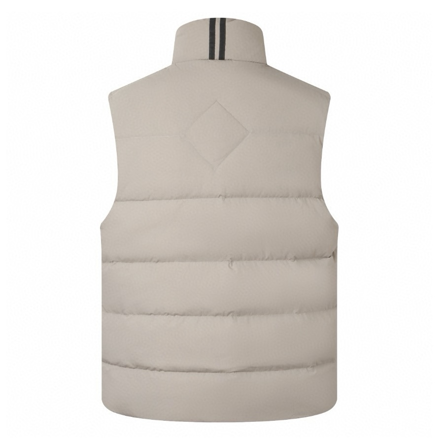High-necked down vest