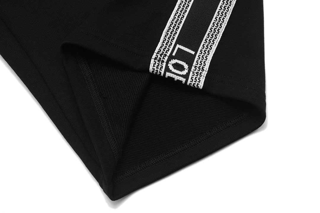 Embroidered cotton shorts