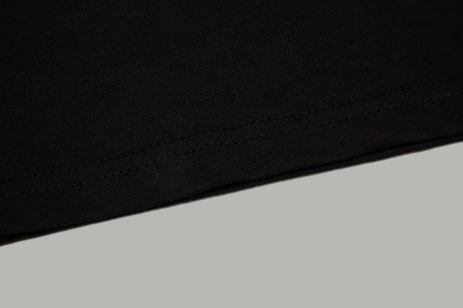 Printed cotton long-sleeved T-shirt