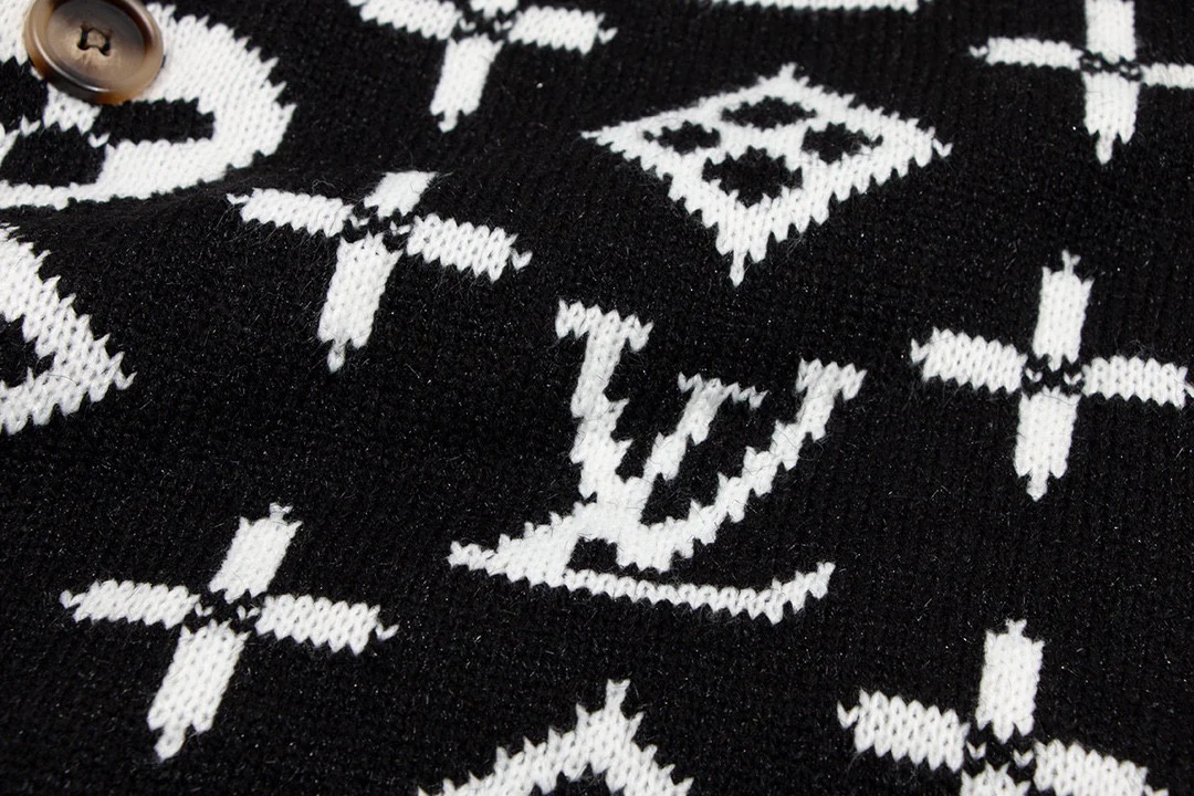 jacquard cashmere sweater cardigan