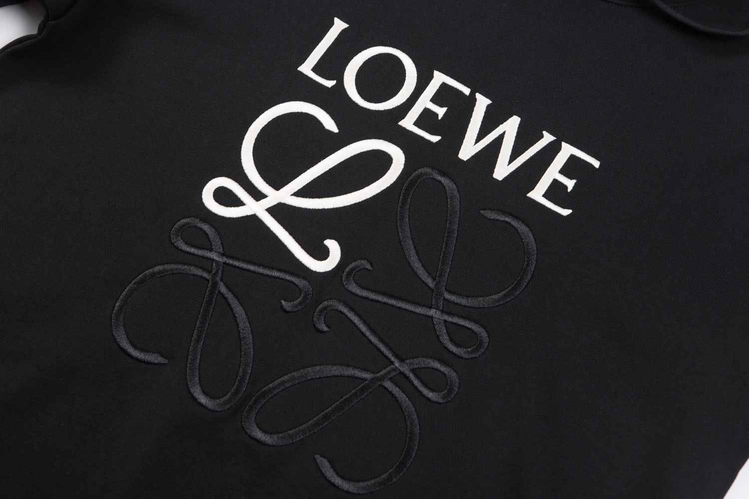 Printed crew neck cotton sweatshirt