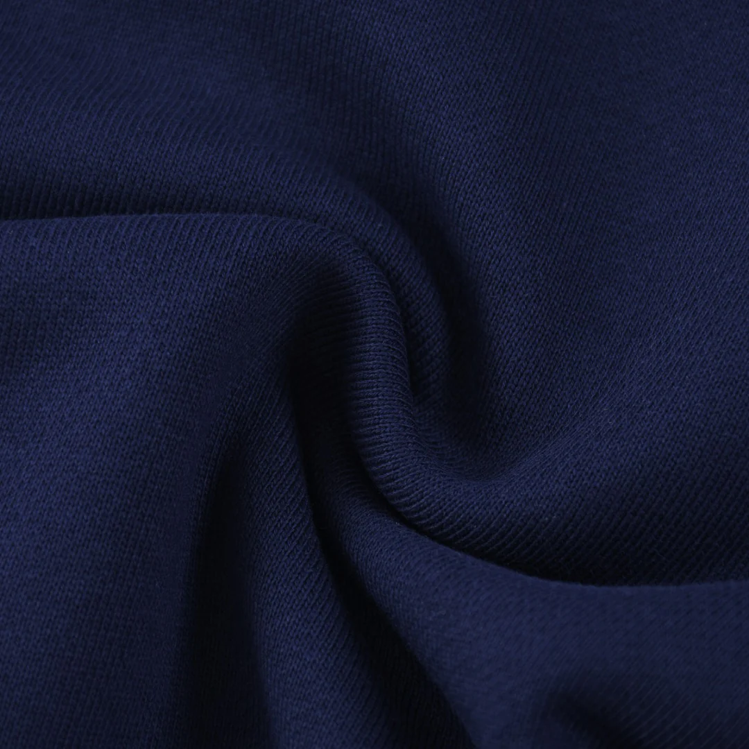 Embroidered cotton hooded sweatshirt