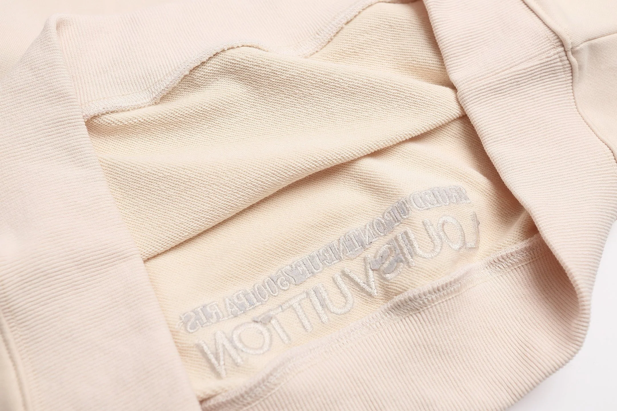 Half-zip embroidered sweatshirt