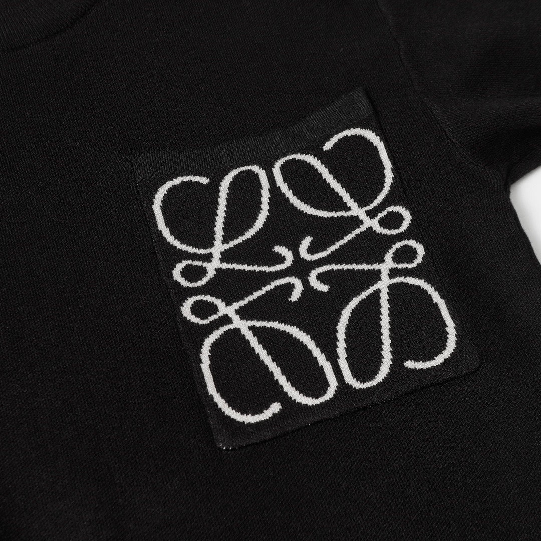 Embroidered cashmere sweatshirt