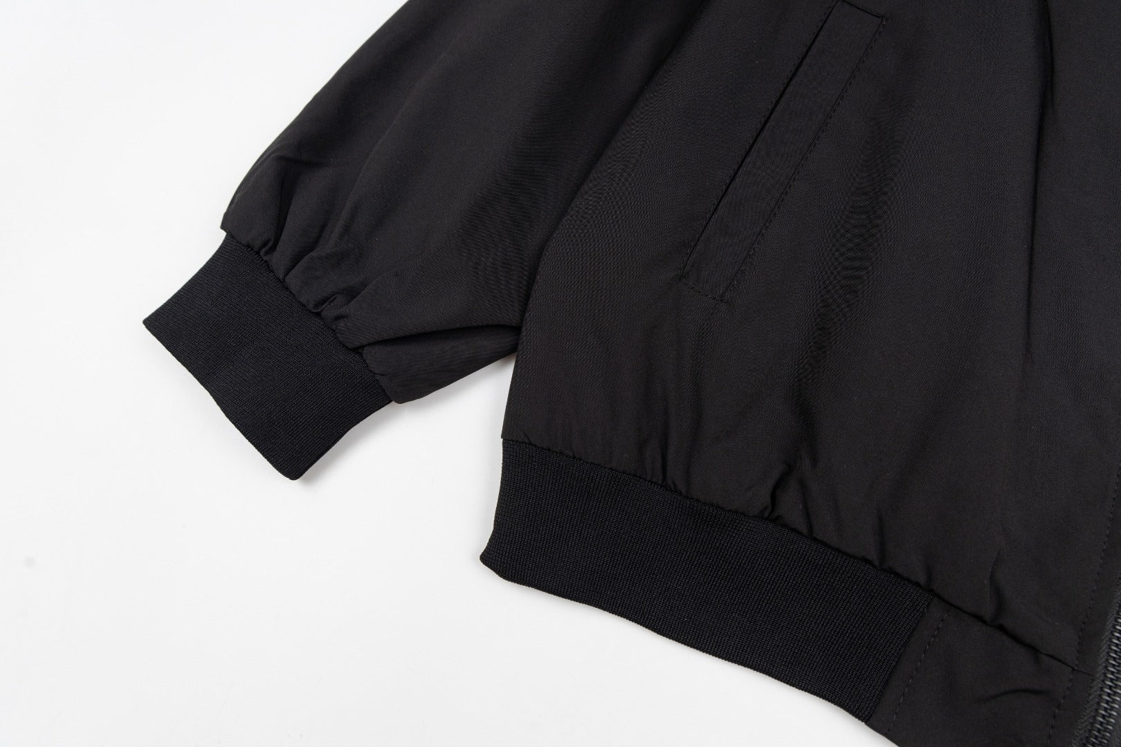 Embroidered stand collar jacket