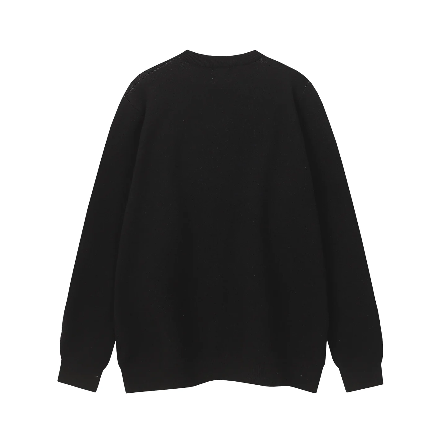 Jacquard-knit cashmere sweater