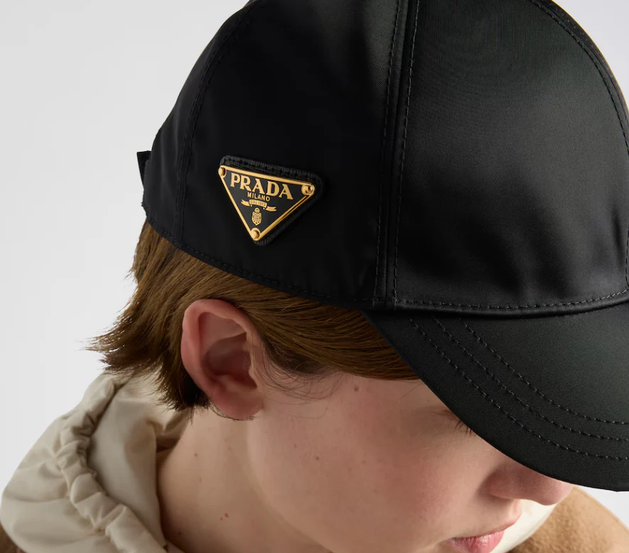 Recycled Nylon Monogram Baseball Cap