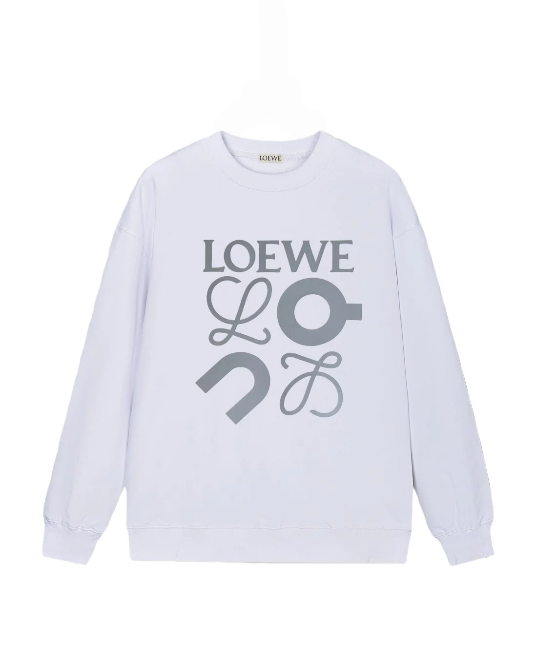 Strip printing cotton sweatshirt
