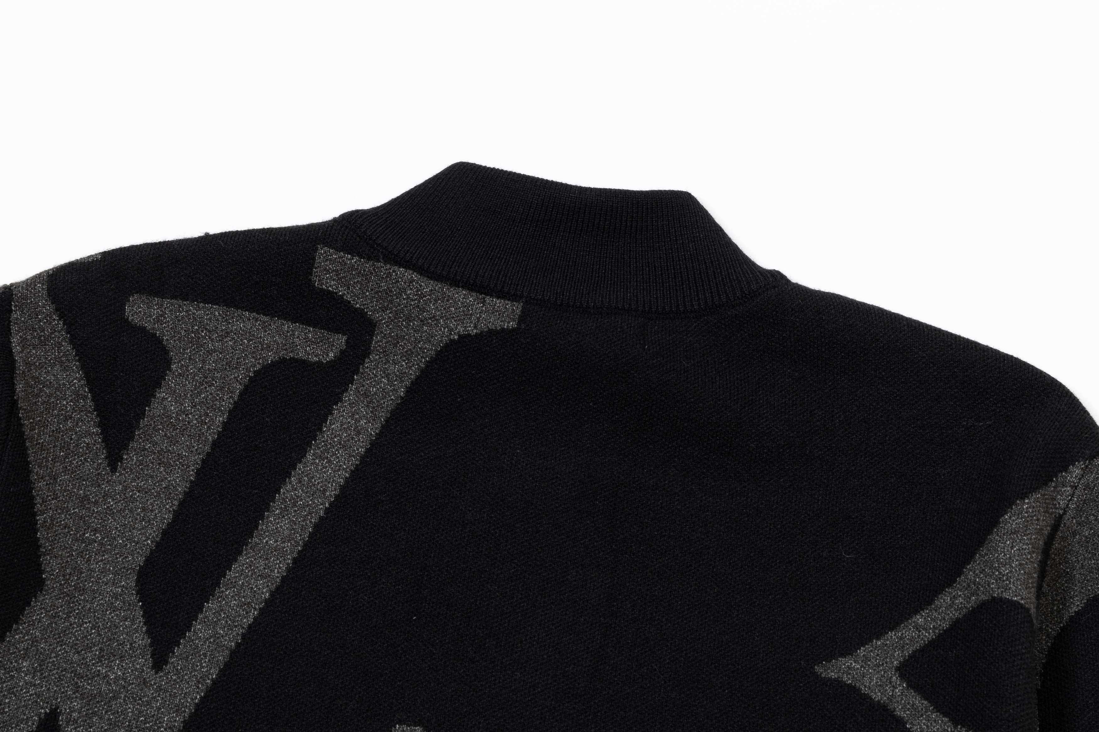 Knitted printed sweatshirt