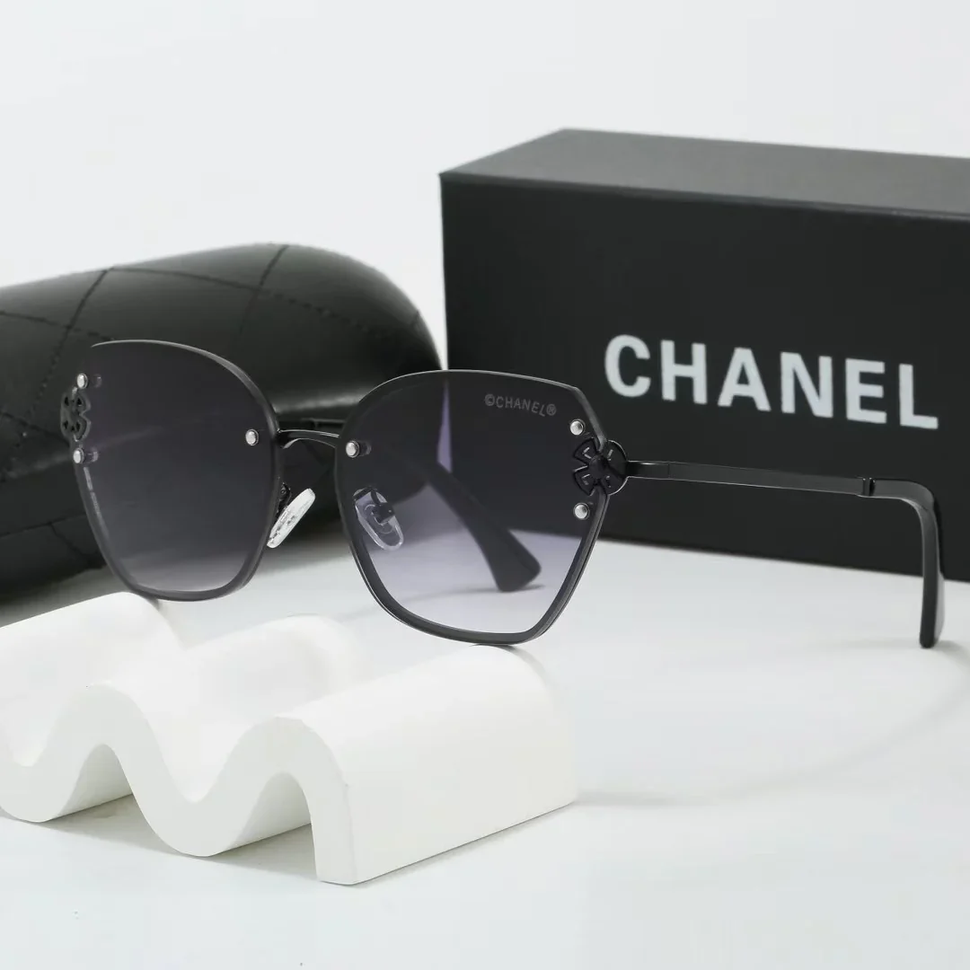 7 colors frameless metal thin lens sunglasses