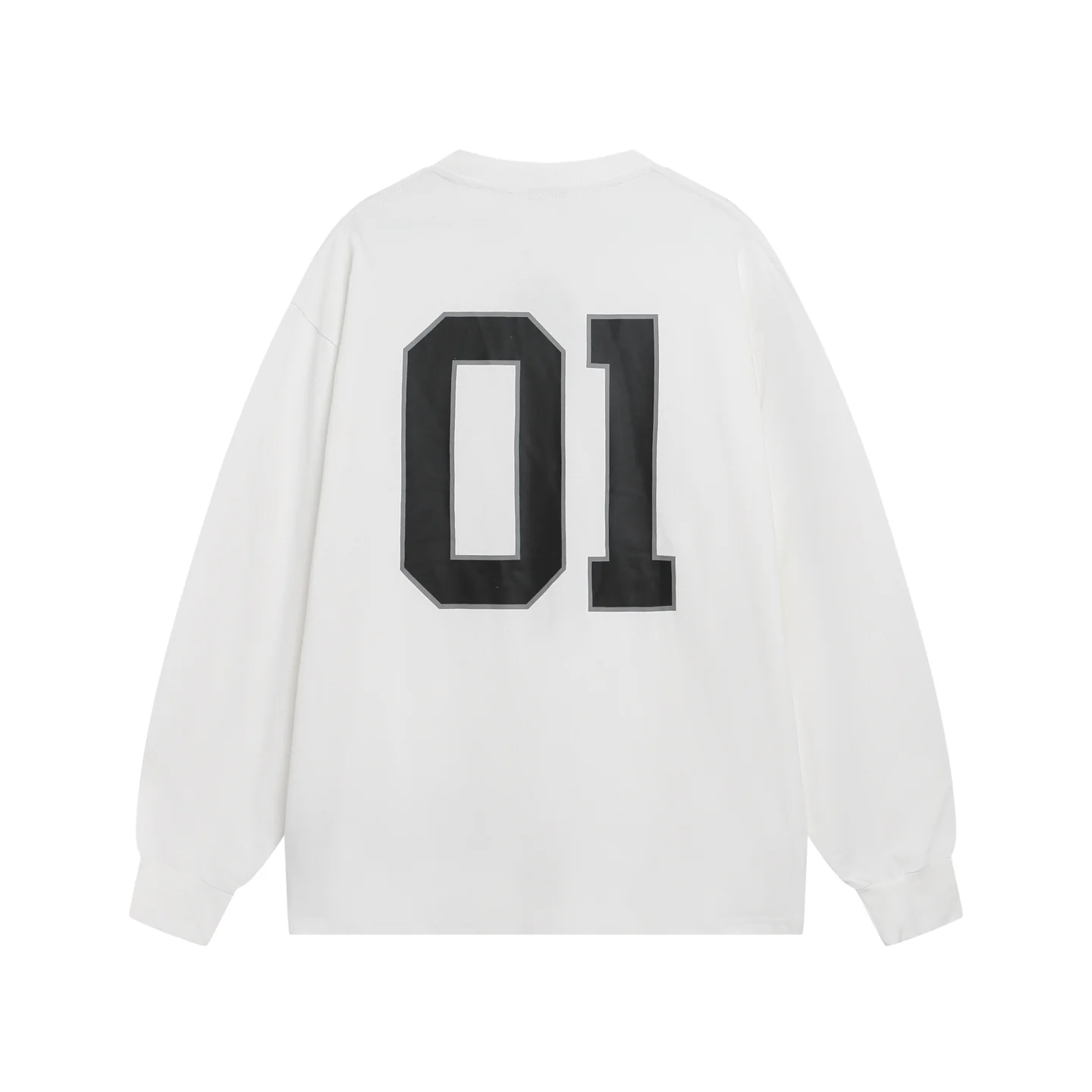 Embroidered cotton sweatshirt