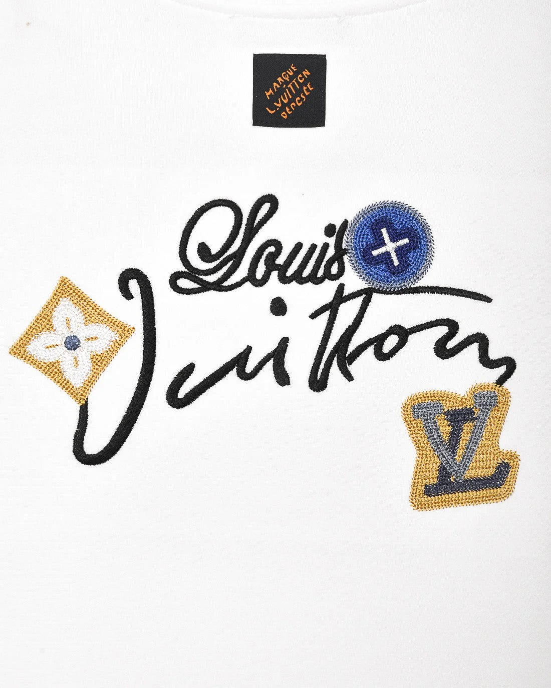 Embroidered cotton sweatshirt