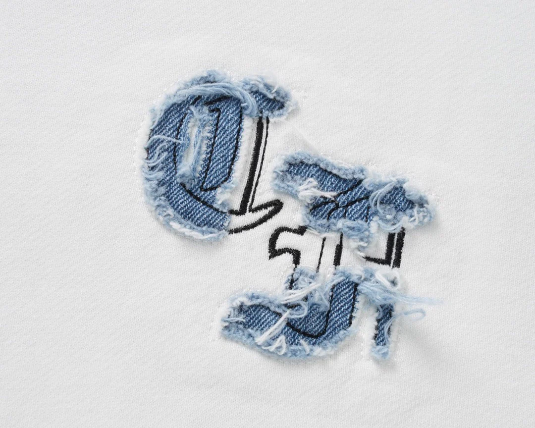 Embroidered Patch Sweatshirt