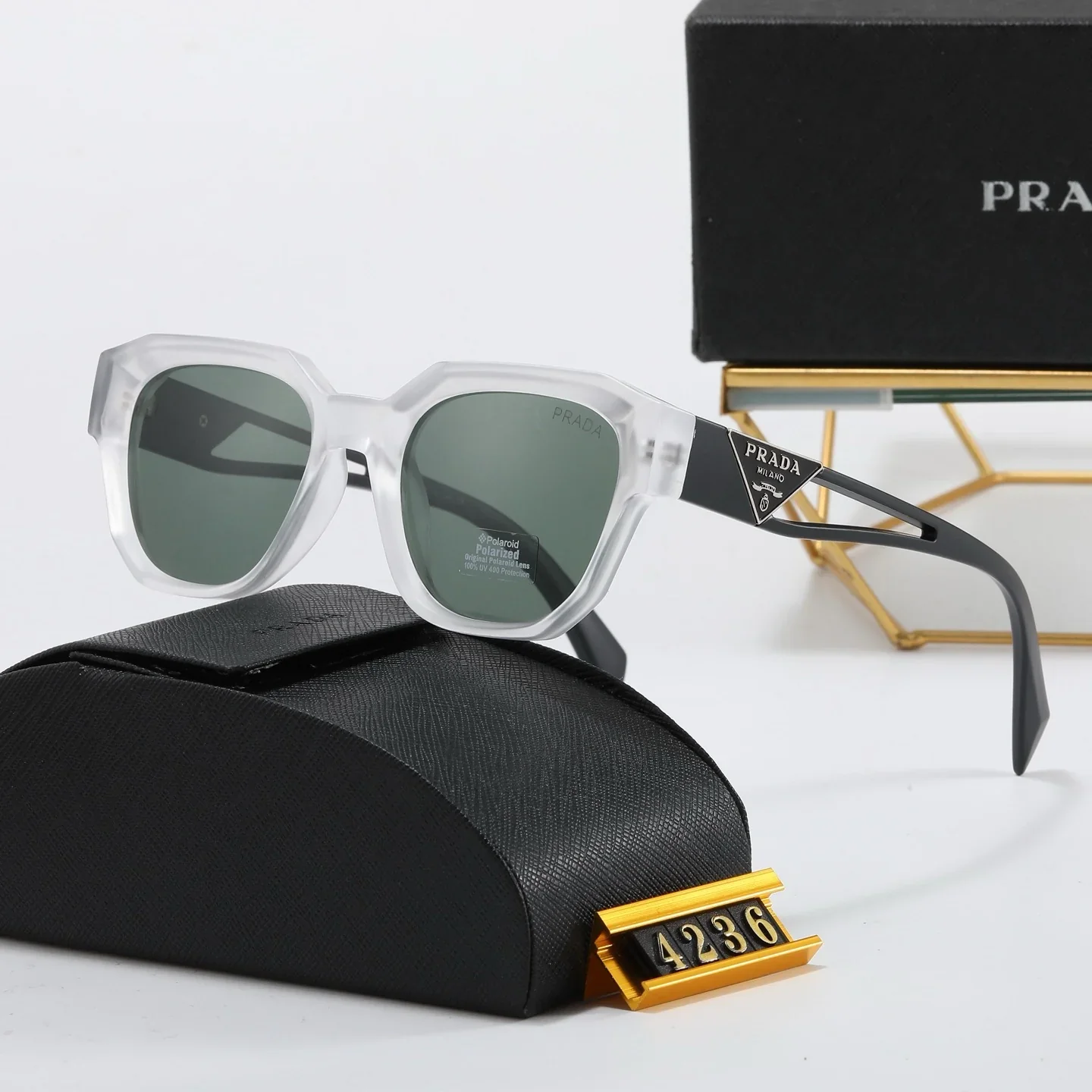 5-color irregular lenses, many people like and popular sunglasses 4236