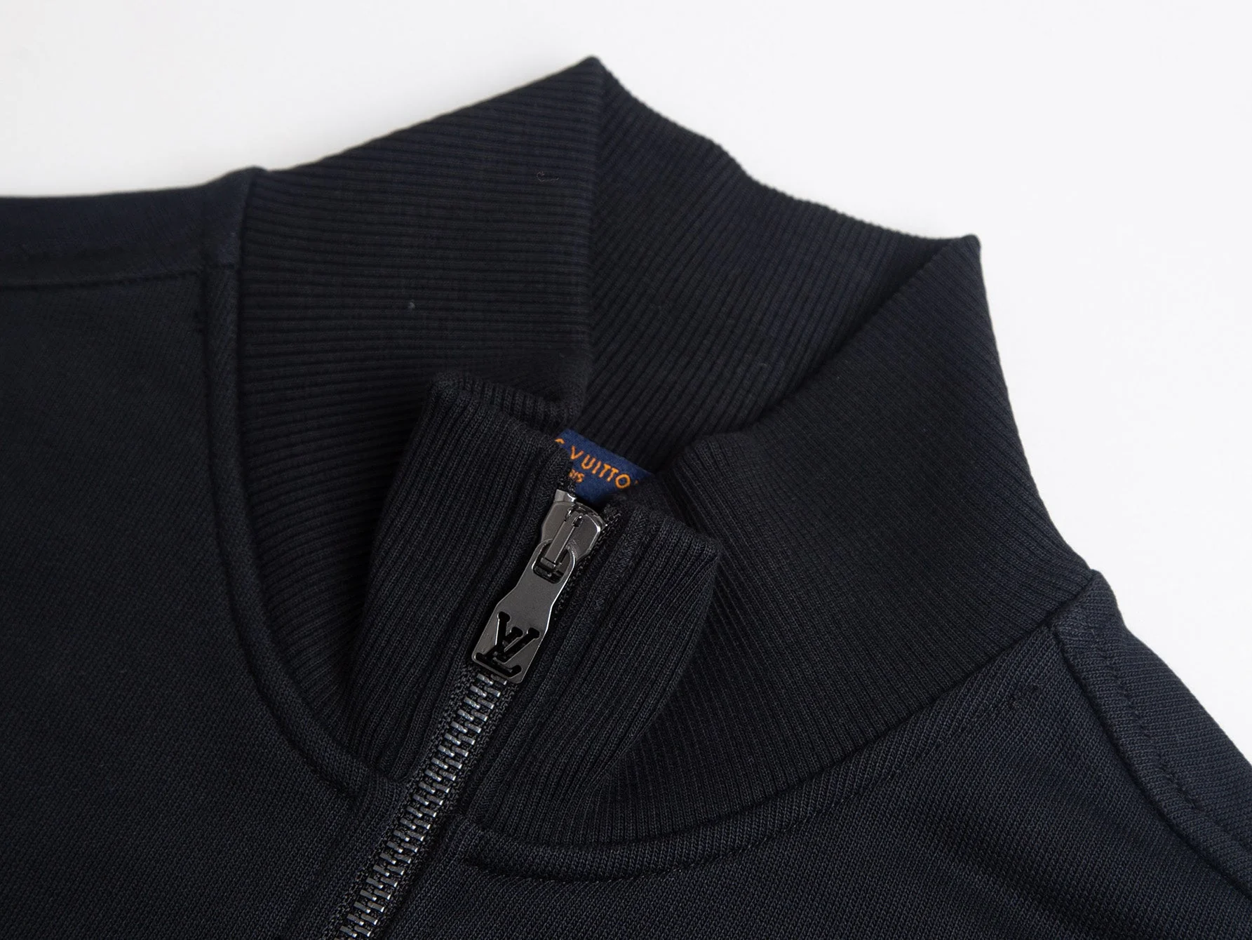 Double-sided embroidery stand-up collar jacket