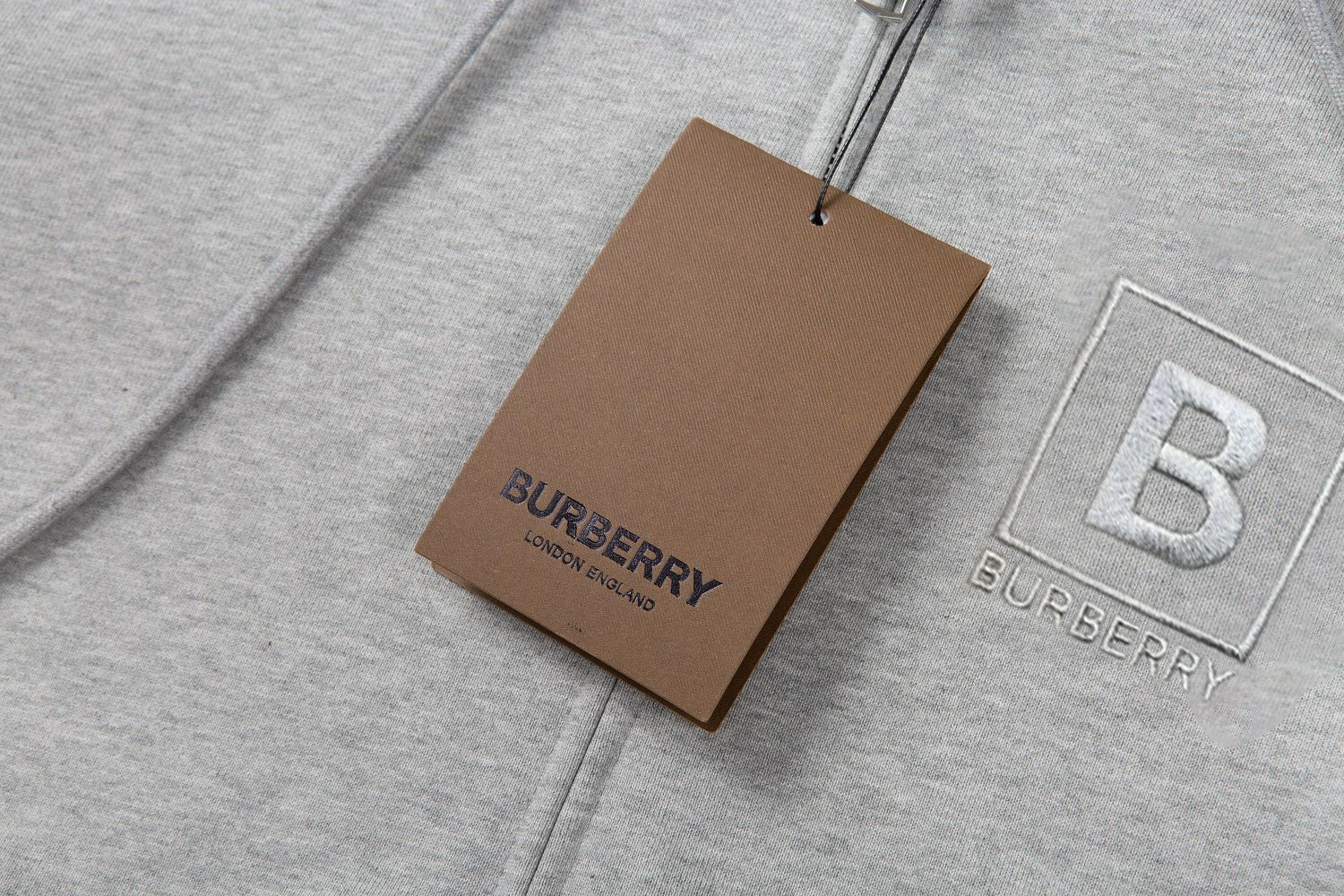 Embroidered cotton sweatshirt