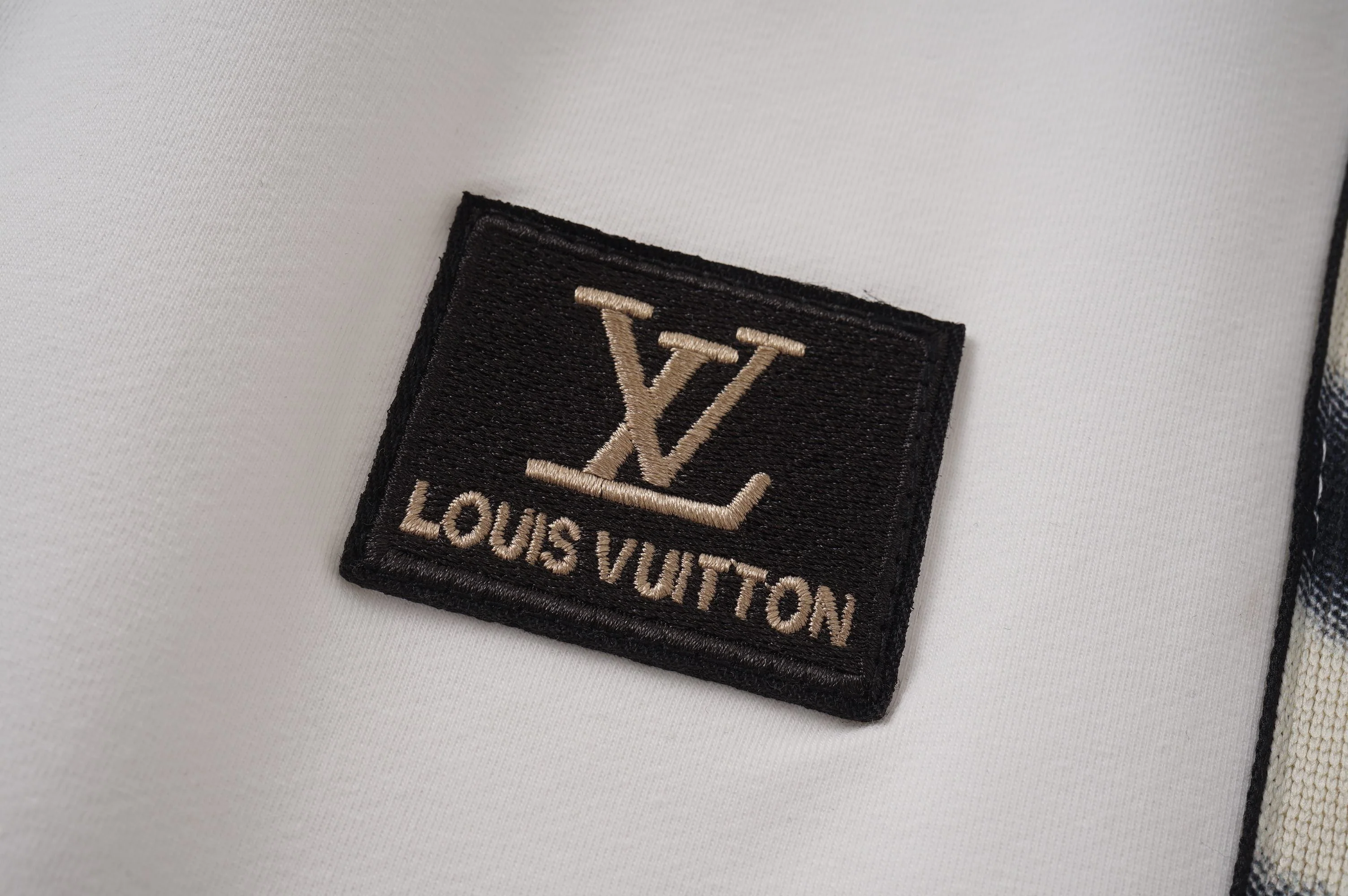 Embroidered drawstring casual trousers