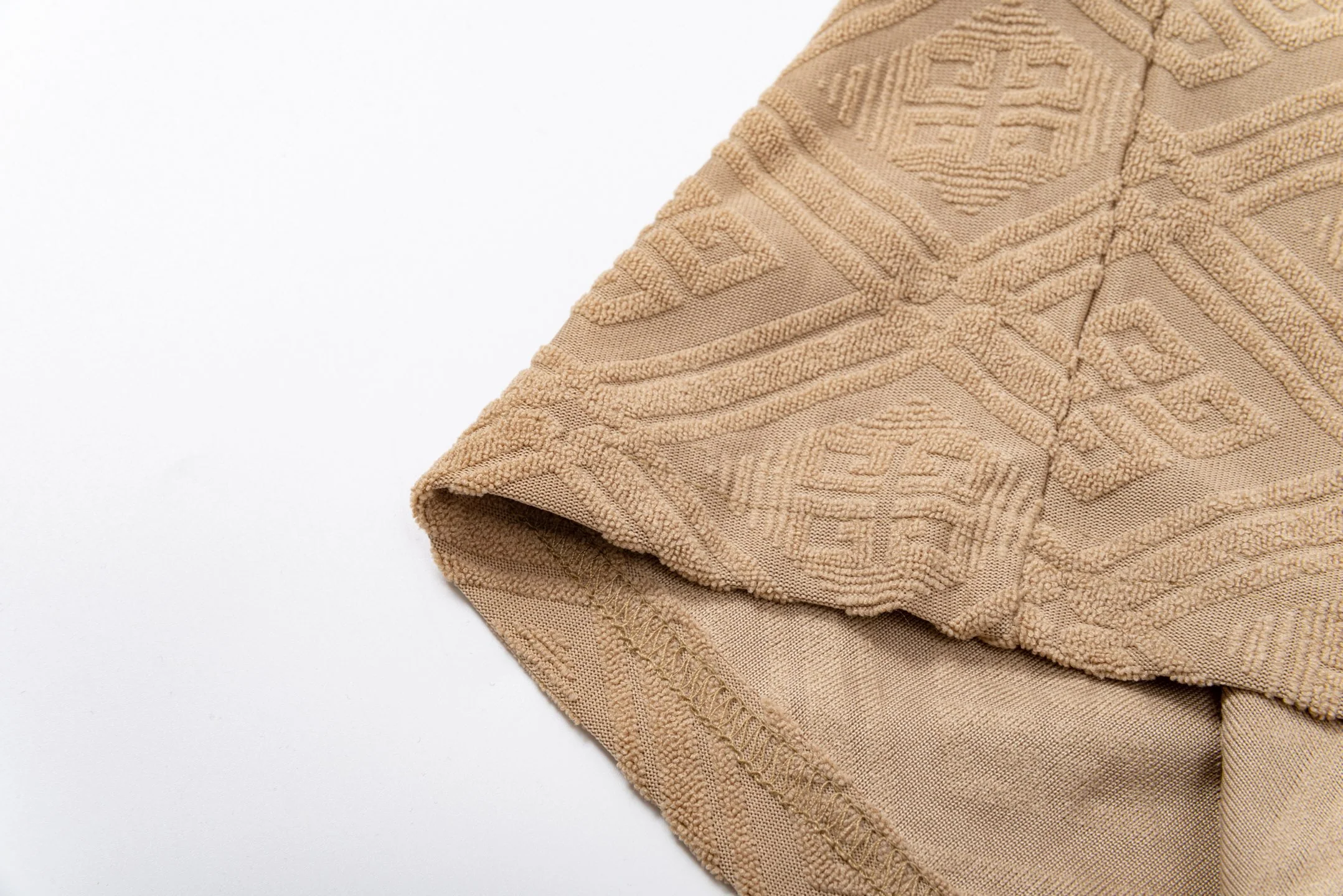 jacquard knit shorts