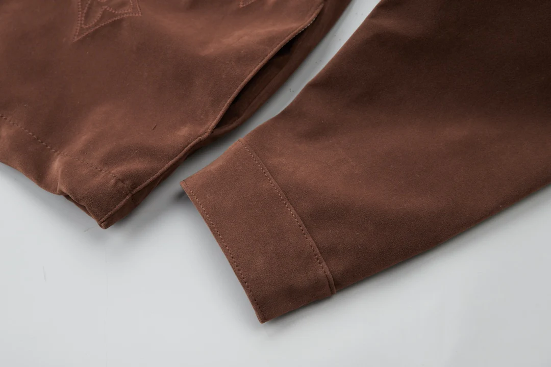 Suede leather jacket